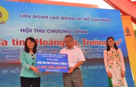 Hơn 11,5 tỉ đồng ủng hộ chương trình “Nghĩa tình Hoàng Sa - Trường Sa’