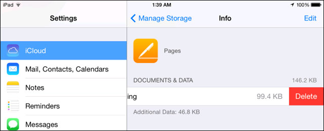 Dọn dẹp để lấy lại không gian lưu trữ cho iCloud
