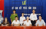 Phường Phú Tân, TP.TDM ký cam kết bảo đảm an toàn PCCC