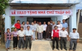 Tặng 2 căn nhà Chữ thập đỏ cho 2 hộ nghèo ở tỉnh Tây Ninh