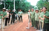 Hội Cựu chiến binh xã Tân Thành, huyện Bắc Tân Uyên:  Tự quản các tuyến đường “sáng, xanh, sạch”