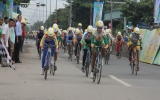 Kết quả chặng 1, giải xe đạp nữ An Giang: Phan Thị Liễu (An Giang) mặc Áo vàng