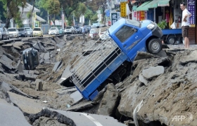 Gas blasts tear through Taiwan city, kill 25