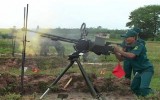 Bộ Chỉ huy quân sự tỉnh: Tổ chức hội thi bắn đạn thật súng máy phòng không năm 2014