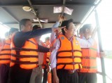 Khảo sát công tác phòng chống lụt bão, tìm kiếm cứu nạn trên tuyến sông Sài Gòn