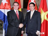 Deputy PM, FM holds talk with Cuban FM