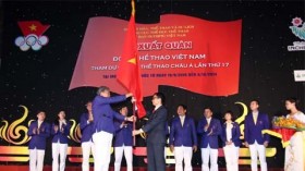 越南体育代表团出征第十七届韩国仁川亚运会