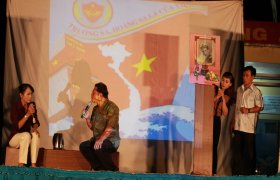 Đội Tuyên truyền - Chiếu bóng lưu động tỉnh: Tăng cường tuyên truyền về chủ quyền biển đảo Việt Nam