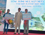 Nhà thầu xây dựng Nhà máy nước Dĩ An 2: Ủng hộ 100 triệu đồng vào quỹ từ thiện Thị xã Dĩ An, Thuận An
