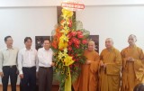 Sở Nội vụ tỉnh: Tổ chức đoàn thăm và chúc mừng Hội đồng Trị sự Giáo hội Phật giáo Việt Nam