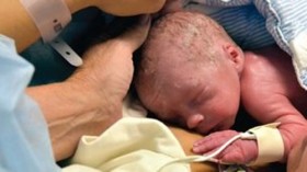 First womb-transplant baby born