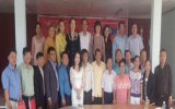 Đoàn đại biểu tỉnh Bình Dương thăm kiều bào Việt Nam tại tỉnh Champasak - Lào
