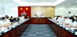 Provincial Party Committee Secretary Mai The Trung receives a delegation of Ninh Binh’s leaders