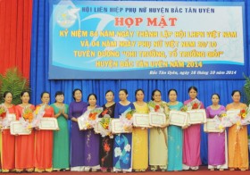 Hội LHPN huyện Bắc Tân Uyên: Thi đua “Giỏi việc nước, đảm việc nhà”
