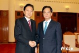 Prime Minister welcomes former Japanese PM