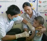 Phú Giáo: 7.820 trẻ được tiêm vắc-xin sởi - rubella đợt 1