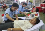 350 người tham gia hiến máu nhân đạo