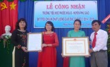 Trường tiểu học Phước Hòa B (Phú Giáo): Đón nhận bằng công nhận trường đạt chuẩn chất lượng giáo dục mức độ 3