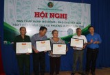 Hội Cựu Thanh niên xung phong huyện Dầu Tiếng nhận cờ thi đua xuất sắc