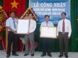 An Binh secondary school meets third-class national standards