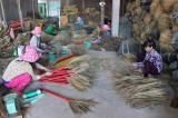 Reed brooms go abroad