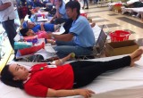 150 nhân viên, khách hàng Siêu thị Co.opmart Bình Dương: Tham gia hiến máu tình nguyện