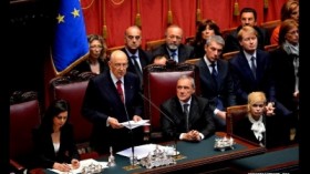 Italian president quits before end of second tenure