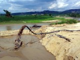 Người dân phản đối dự án khai thác cát trên sông Cổ Chiên