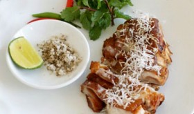 Thỏ quay nước cốt dừa