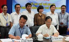 Ký kết quy chế phối hợp giữa Cục thuế và Liên đoàn Lao động tỉnh