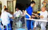 150 poor people offered with free healthcare and medicines by My Phuoc General Hospital