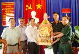 Lãnh đạo huyện Phú Giáo thăm và chúc Tết các đơn vị quân đội đóng chân trên địa bàn