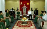 Lãnh đạo Đảng ủy Bộ Tư lệnh Quân đoàn 4 chúc tết lãnh đạo tỉnh