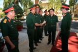 Thượng tướng Phạm Xuân Hùng thăm và kiểm tra trường Nghề 22