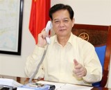 Vietnamese, Japanese PMs hold phone talks