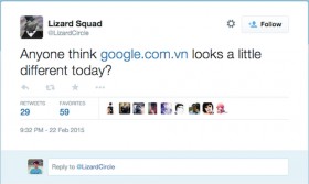 Trang tìm kiếm Google tại Việt Nam nghi bị tấn công