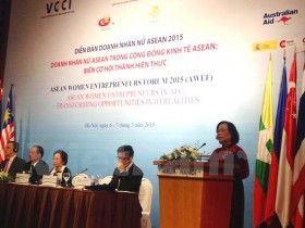 Diễn đàn Doanh nhân nữ ASEAN 2015: Biến cơ hội thành hiện thực