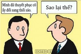 Thuyết phục vợ bất thành