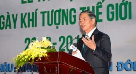 纪念世界气象日集会在义安省荣市举行