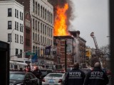 Nổ khí gas gây hỏa hoạn lớn tại thành phố New York
