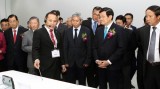 President Sang attends inauguration of LG complex in Hai Phong