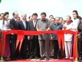 Campuchia khánh thành cầu dây văng xuyên Á