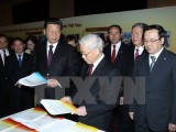 Tổng Bí thư gặp đại diện Hội Hữu nghị đối ngoại nhân dân Trung Quốc