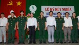 Lữ đoàn Phòng không 71: Ký kết nghĩa với Công ty TNHH MTV Cao su Bình Thuận