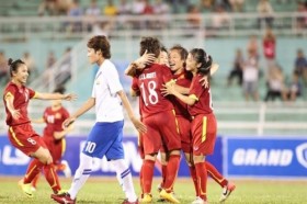 2015年东南亚女足锦标赛：越南队以3比2击败缅甸队