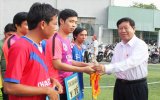 Khai mạc Giải bóng đá mini nam-nữ công nhân viên chức lao động tỉnh năm 2015
