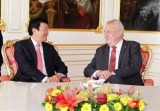 Vietnamese, Czech Presidents hold talks