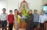 Lãnh đạo huyện Bàu Bàng, TX.Thuận An: Thăm, chúc mừng các cơ sở Phật giáo nhân dịp lễ Phật đản Phật lịch 2559