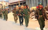 Trung Quốc rầm rộ tập trận bắn đạn thật sát biên giới Myanmar