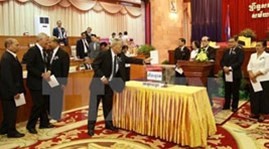 Cambodia: Sai Chhum elected as Senate president